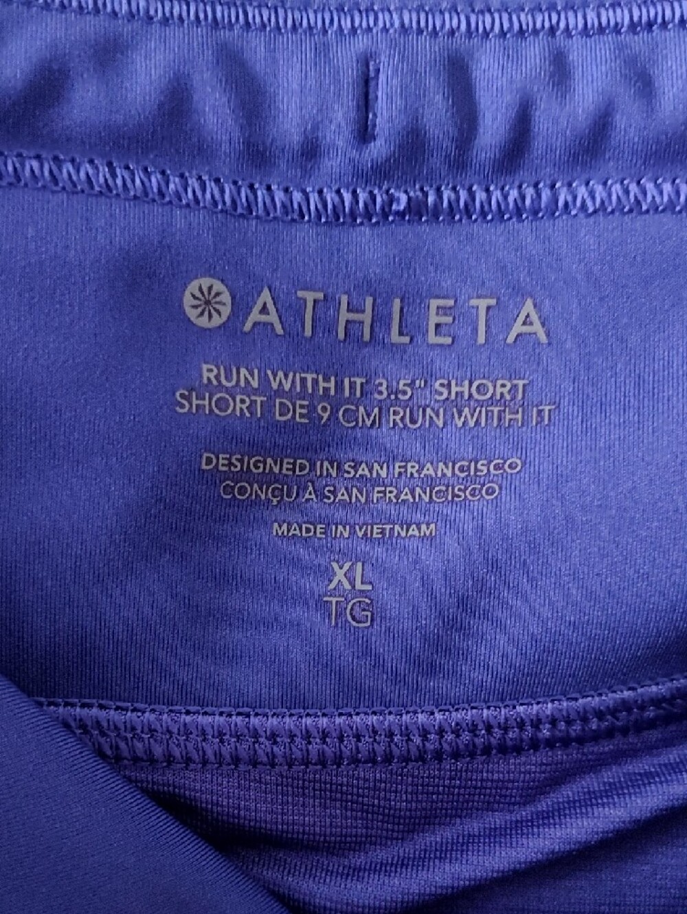 Athleta Purple Women's Athletic Shorts - Picture 2 of 6